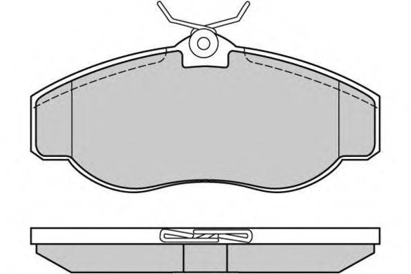 Комплект тормозных колодок, дисковый тормоз E.T.F. 12-0661