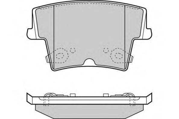 Комплект тормозных колодок, дисковый тормоз E.T.F. 12-1278