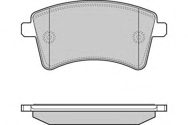 Комплект тормозных колодок, дисковый тормоз E.T.F. 12-1367