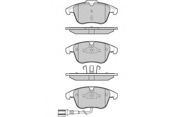 Комплект тормозных колодок, дисковый тормоз E.T.F. 24334