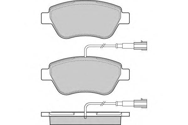 Комплект тормозных колодок, дисковый тормоз E.T.F. 12-1425