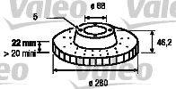 Тормозной диск LUCAS ELECTRICAL 6028061