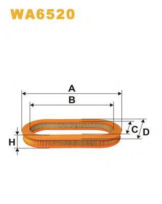 Воздушный фильтр WIX FILTERS WA6520