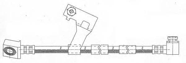 Тормозной шланг CEF 511551