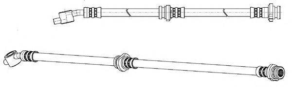 Тормозной шланг CEF 512648