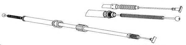 Трос, стояночная тормозная система CEF AR02130