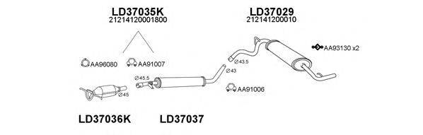 Система выпуска ОГ VENEPORTE 370015