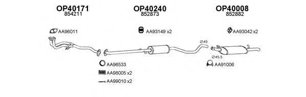 Система выпуска ОГ VENEPORTE 400266