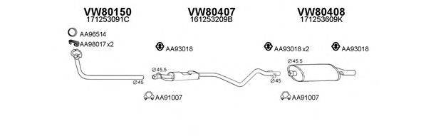 Система выпуска ОГ VENEPORTE 800536