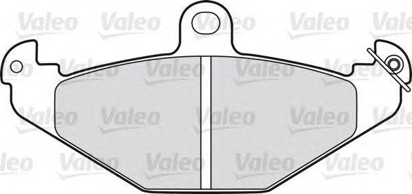 Комплект тормозных колодок, дисковый тормоз VALEO 20358