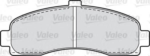 Комплект тормозных колодок, дисковый тормоз VALEO 21626