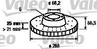 Тормозной диск LUCAS ELECTRICAL 6027761