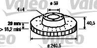 Тормозной диск LUCAS ELECTRICAL 6043751