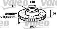 Тормозной диск LUCAS ELECTRICAL 6040494