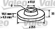 Тормозной диск TEXTAR 410186