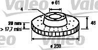 Тормозной диск LUCAS ELECTRICAL 6010181