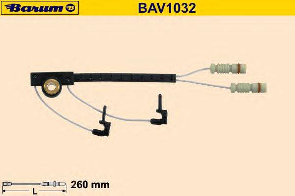 Сигнализатор, износ тормозных колодок BARUM BAV1032