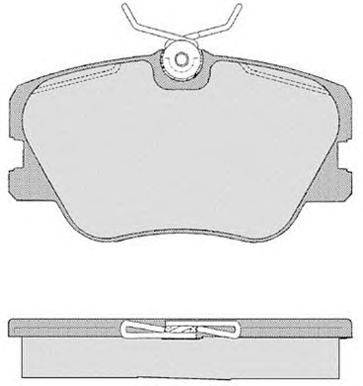 Комплект тормозных колодок, дисковый тормоз RAICAM 322.1