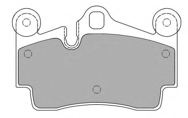 Комплект тормозных колодок, дисковый тормоз FREMAX FBP1359