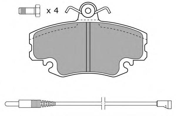 Комплект тормозных колодок, дисковый тормоз FREMAX FBP-0920-01