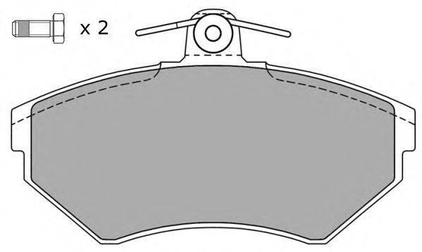Комплект тормозных колодок, дисковый тормоз FREMAX FBP-1050