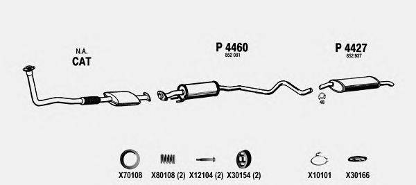 Система выпуска ОГ FENNO OP114