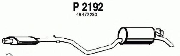 Глушитель выхлопных газов конечный FENNO P2192