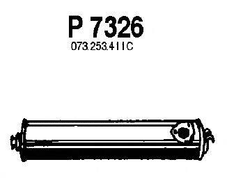 Средний глушитель выхлопных газов FENNO P7326