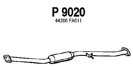 Средний глушитель выхлопных газов FENNO 9020