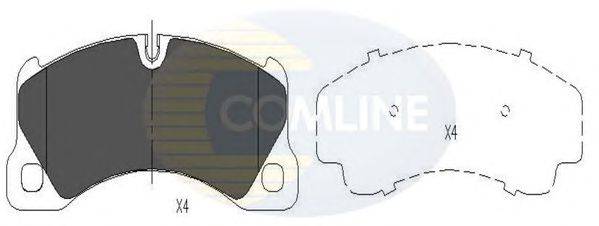 Комплект тормозных колодок, дисковый тормоз COMLINE CBP06039