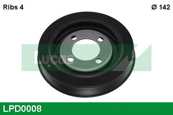 Ременный шкив, коленчатый вал DENNIS 80000351