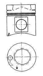 Поршень KOLBENSCHMIDT 128024