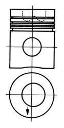 Поршень KOLBENSCHMIDT 91355600