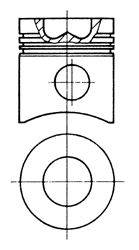 Поршень KOLBENSCHMIDT 92329700