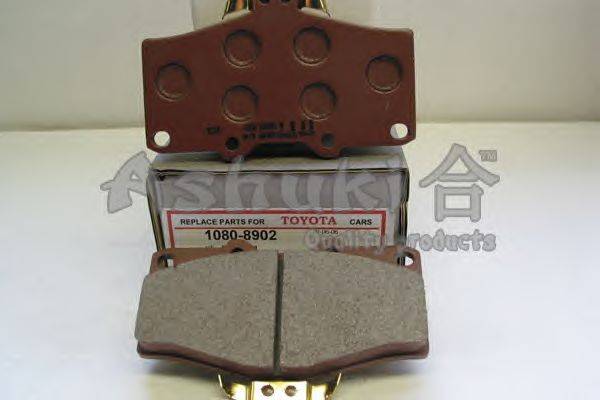 Комплект тормозных колодок, дисковый тормоз ASHUKI 1080-8902