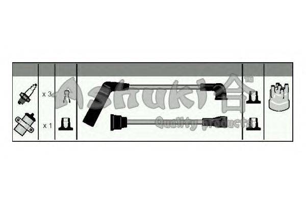 Комплект проводов зажигания ASHUKI D124-04