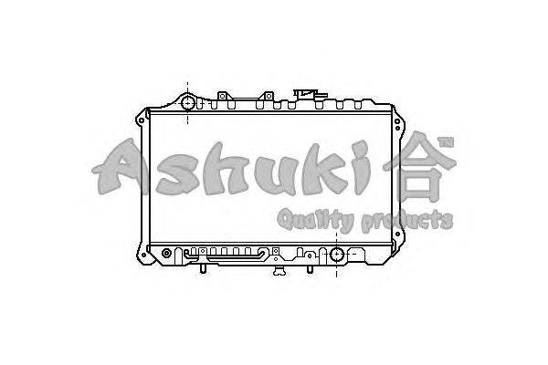 Радиатор, охлаждение двигателя ASHUKI M55918