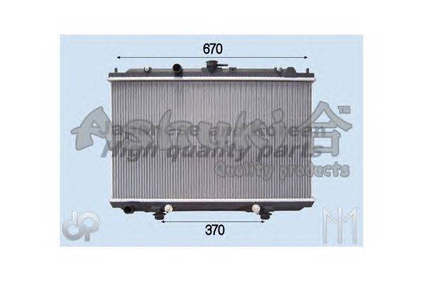 Радиатор, охлаждение двигателя ASHUKI N651-31