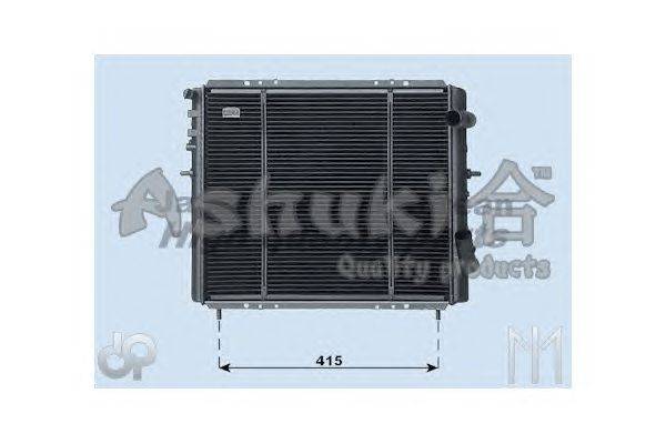 Радиатор, охлаждение двигателя ASHUKI QR15-30