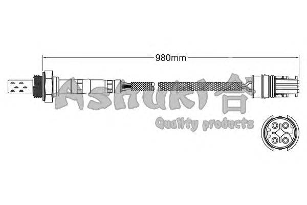 Лямбда-зонд ASHUKI 9200-49178