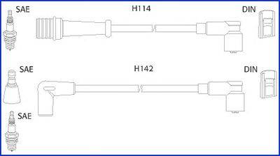 Комплект проводов зажигания HÜCO 134485