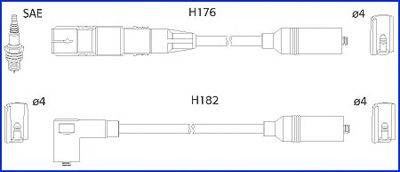Комплект проводов зажигания HÜCO 134790