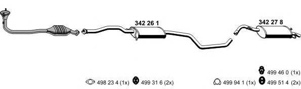 Система выпуска ОГ ERNST 030137