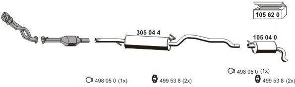 Система выпуска ОГ ERNST 060232