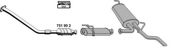 Система выпуска ОГ ERNST 050780