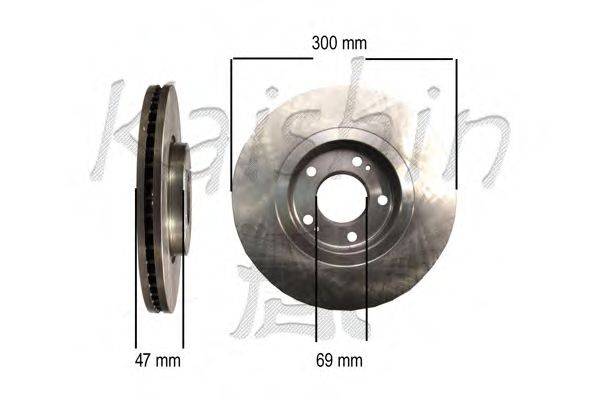 Тормозной диск KAISHIN CBR373