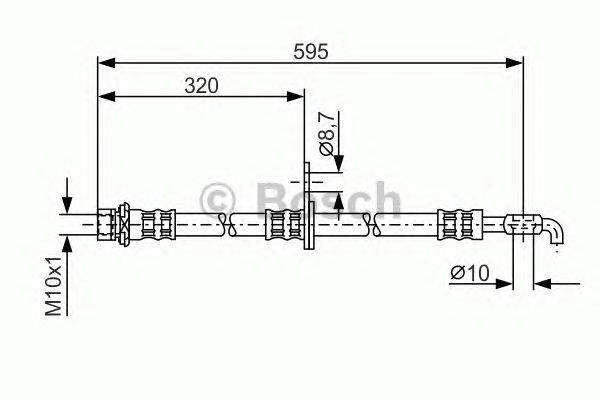 Тормозной шланг CF GOMMA 512302