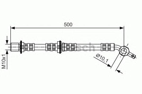 Тормозной шланг BOSCH 1987476723