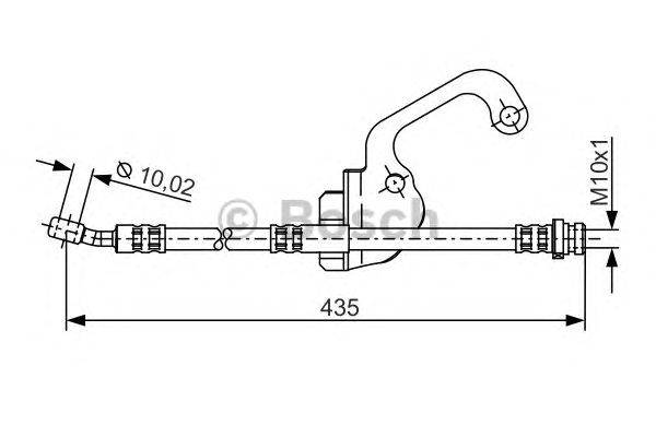 Тормозной шланг CF GOMMA 512297