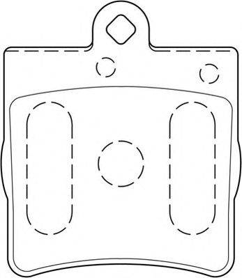 Комплект тормозных колодок, дисковый тормоз WAGNER WBP21919A